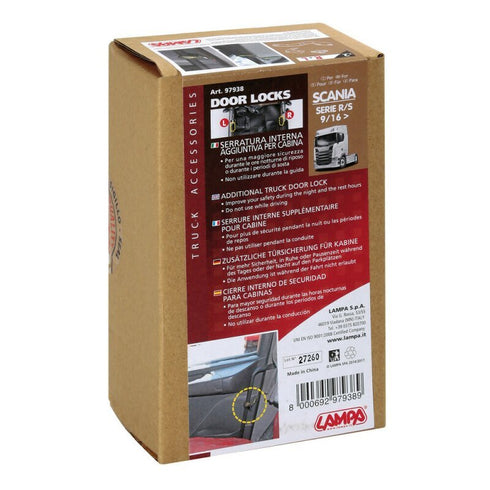 Blocatoare usi din interior camion - Scania R Serie 7 (11/16>) S (11/16>)
